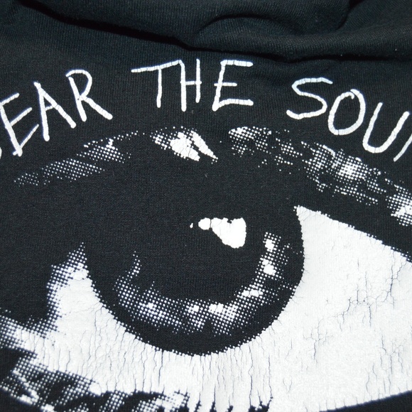 Bear the Sound Band Anthrocene Black Graphic Tee - Picture 8 of 8